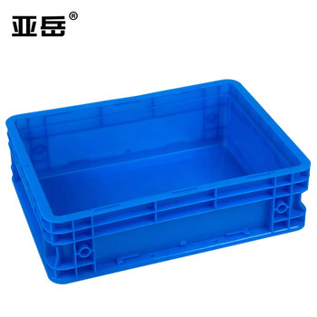 Yayue plastic turnover box european standard eu storage box thickened logistics box auto parts organizing parts box turtle fish storage box blue 400*300*120mm for large quantities, please consult customer service for more discounts