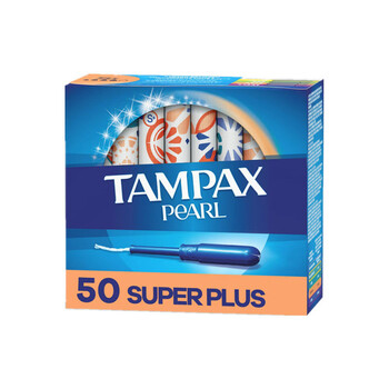 Houjiantang spot american tampax danbisi plastic catheter tampons super plus extra large 50 count 50 count s+ 1 box 50 count others