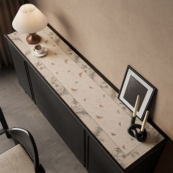 Fantasy style sideboard mat tablecloth table mat tv cabinet mat cuizhumanwu a square horizontal side cabinet mat 35x120cm