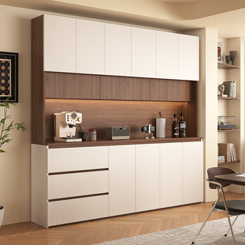 Chengmei youpin fengpinxuan chinese antique style sideboard against the wall one-piece multi-functional storage cabinet wine cabinet guest restaurant chinese style cabinet door style 120cm sideboard