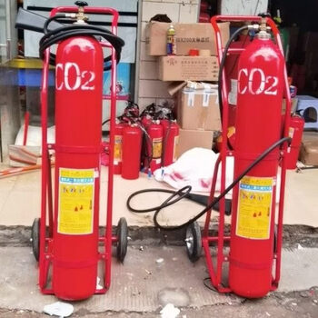Portable carbon dioxide fire extinguisher 2kg commercial factory portable dry ice fire fighting equipment 3/5/7kg co2 24kg trolley type carbon dioxide fire extinguisher