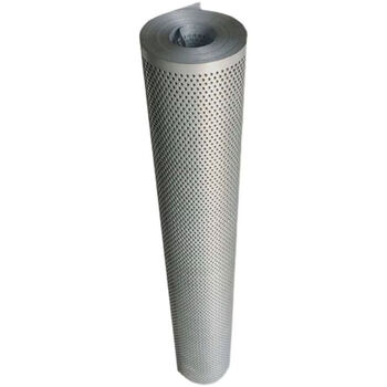 Clcey galvanized iron perforated plate round hole plate iron perforated plate hole plate coiled plate punched plate perforated plate granary porous plate galvanized coiled plate 1 meter high 20 meters long 0 points 3 mm thick 6 mm holes