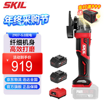 Skil brushless angle grinder lithium electric grinder electric grinder rechargeable electric grinder 2907+5.0 samsung dual electric