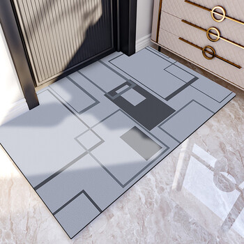 Fantasy door mat entry home door mat light luxury entry door mat outdoor scrubbable carpet pvc mat rice modern light purple 50x80cm