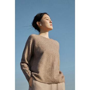 Wasalua say ya fantasy special gauze honey cat series lazy pullover soft and healing simplicity mold pine m