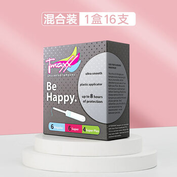 Zhongyuejian catheter-type tampons for girls, menstrual care, mixed type, 16 pieces, others