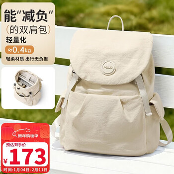 Polo backpack computer bag women's commuting backpack large capacity flip school bag business travel casual bag travel backpack men