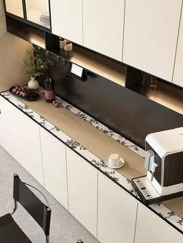 Yusenyi french light luxury tv cabinet sideboard table mat countertop protective pad shoe cabinet wine cabinet anti-dirty tablecloth no-wash tablecloth n ampera 30x80cm