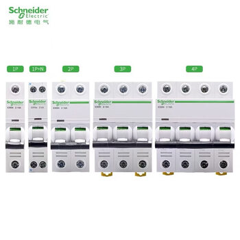 Schneider a9 series d type ic65n small circuit breaker air switch a9 series air circuit breaker original 10a 3p