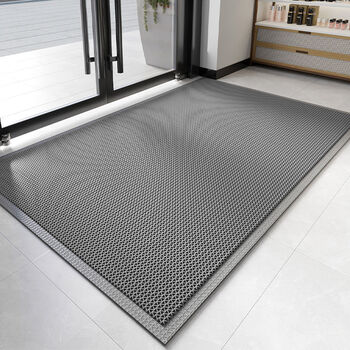 Fantasy carpet outdoor entry door mat floor mat outdoor shop door mat door mat foot mat thick upgraded encryption thickening 7.0+ gray 110/sqm customized size logo