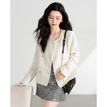 Terre bleue xiaoxiangfeng commuting short jacket women's 2026 spring and autumn new loose temperament versatile slim women's casual top