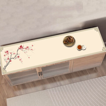 Jie yun mao song style aesthetic side cabinet mat tv cabinet shoe cabinet drawer cabinet desktop mat tablecloth mei g 35x180cm