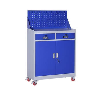 Myers my-eclb02 movable two-drawer tool trolley 900 400 1500mm gray white + blue 1 piece