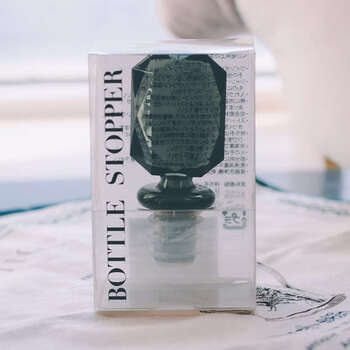 Yusenyi export japanese red wine stopper, wine champagne, cat, rabbit, deer, puppy, diamond crown, heart-shaped sealed wine stopper, black diamond