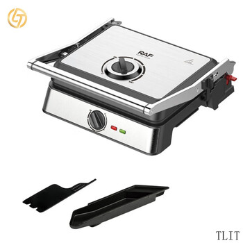 Oloey british imported quality fully automatic grilling steak machine for merchants steak grilling machine multi-function electric frying pan household breakfast sandwich machine timing + temperature control model ready for delivery in seconds