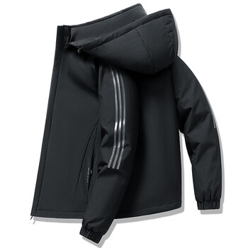 Yalu 25 new jacket men's spring and autumn trendy men's jacket men's windproof jacket outdoor sports trendy top black xl