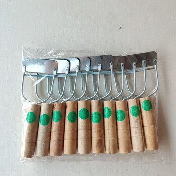 Shantou lincun old-fashioned wooden handle peeling knife fruit melon peeling tool apple potato sweet potato taro peeling and peeling tool 10 pieces