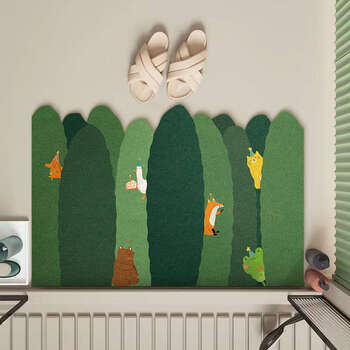 Pupan bathroom floor mat diatom mud absorbent mat bathroom bathroom toilet carpet anti-slip soft mat quick-drying dirty foot mat animal forest bathroom mat + order with confidence free shipping and returns if not satisfied 40cmx60cm stable, non-slip, safer