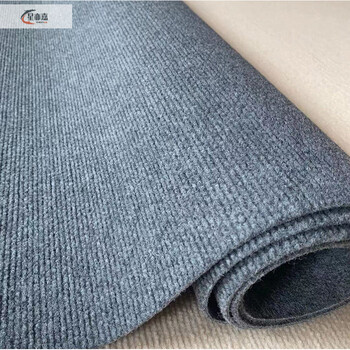 Xinjinngle office carpet whole piece high-end commercial whole room can be cut to hotel whole living room cement floor direct ash pinstripe 10m*3m