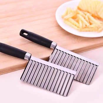 Star rudder wavy knife wolf tooth kitchen cutting tool corrugated fancy potato cutting knife wavy knife 3 pieces