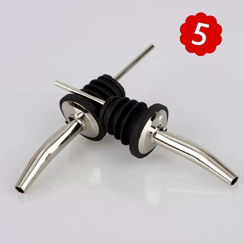 Yusenyi wine spout wine splitter wine tip wine pour spout soy sauce bottle stopper metal red wine stopper stainless steel wine bottle head single price
