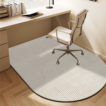 Fantasy chair floor mat bedroom carpet study table swivel chair mat foot mat e-sports living room floor non-slip soundproof study room silicone bottom crystal velvet yy2278 60x90cm