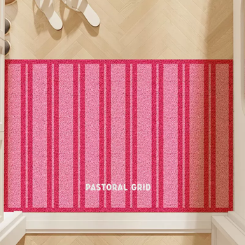 Yusen yi barbie pink entrance door household silk ring dust removal floor door entrance door scraping foot mat dopamine cuttable anti-slip mat marseille vermicelli for customization please contact customer service non-return or exchange due to quality issues no participation in any activities