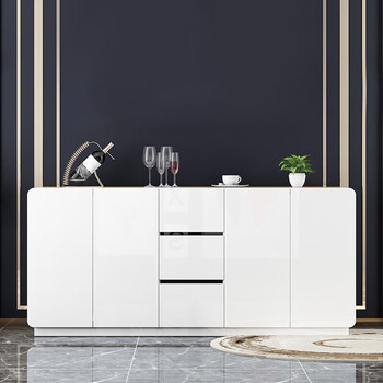 Anya sideboard painted modern minimalist living room tea cabinet multi-functional storage cabinet white cupboard kitchen wine cabinet