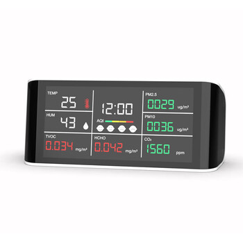 Shantou lincun formaldehyde detector air quality temperature and humidity meter d69d-wf