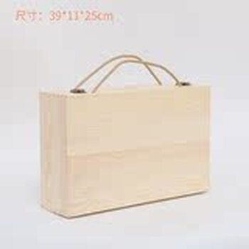 Fantasy liquor wooden box gift box wooden packaging box liquor wooden box portable wine box liquor packaging box 4 bottles log no words can hold 20 diameter 8cm bottles