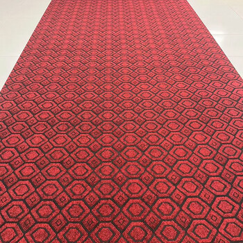 Fantasy home bedroom fully carpeted room carpet office commercial floor mat large area studio free cutting rental house black and red hexagonal 2 meters wide x 10 meters long
