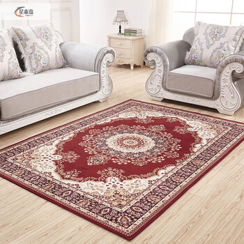 Xinjinngle thickened carpet living room winter european modern simple persian nordic coffee table bedroom bedside blanket full floor home long persian 01 red 200cm*300cm cm