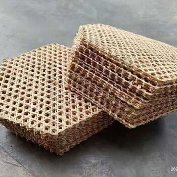 Fancychic handmade bamboo mesh mat, placemat, bamboo steaming mat, non-stick pot, bamboo board, stewed fish, bamboo grate, kitchen supplies, rectangular, 13 holes, diagonal approx. 35cm, 50 pieces