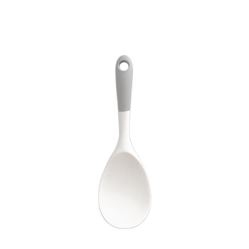 Yusenyi silicone soup spoon, spatula, household kitchen cooking spatula, spoon scraper, does not hurt the pot, colander, convenient household use, good appearance, 1 rice spoon