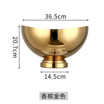Fantasy fashionable champagne basin ice bucket large red wine ice bucket bar ice wine basin egg-shaped nordic champagne basin rich gold