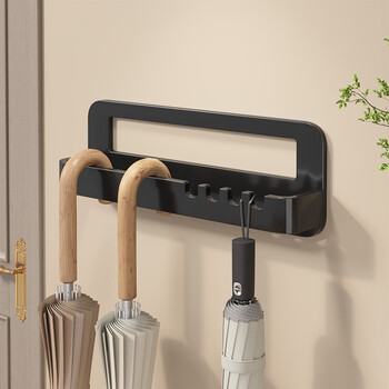 Chanting umbrella rack umbrella storage rack home door umbrella storage rack entry door long-handed umbrella artifact wall-mounted placement white large
