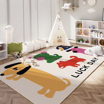 Cat room carpet, bedroom study and reading area floor mat, washable and wipeable bedside blanket, bedside blanket, sweetheart cute pet +1m 80 120cm, universal size for entrance