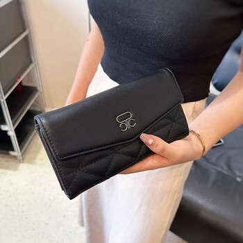 Woodpecker (tucano) women's wallet women's long fashionable retro multi-card slot wallet multifunctional large capacity clutch can hold mobile phone black