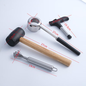 Tuojin coconut opener artifact large mouth coconut opener easy to open coconut green shell opener coconut knife opener coconut opener tool special 12cm