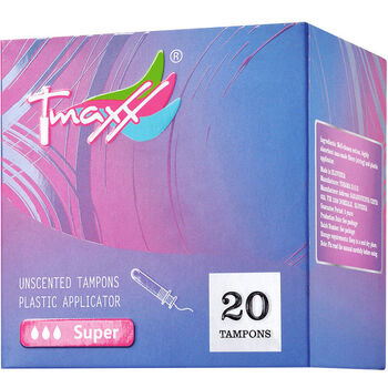 Tmaxx menstrual tampons, sanitary napkins, short catheter tampons, waterproof tampons, imported tampons, large quantity, 20 pcs, 1 box, others