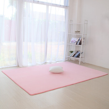 Fantasy summer short plush carpet living room coffee table blanket bedroom sofa floor mat kindergarten children crawling mat pink 160x60 cm blood loss