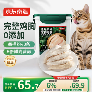 Made in tokyo, freeze-dried chicken breasts 500g, 0 additions, general pet snacks for cats and dogs, pure chicken, high protein and long meat