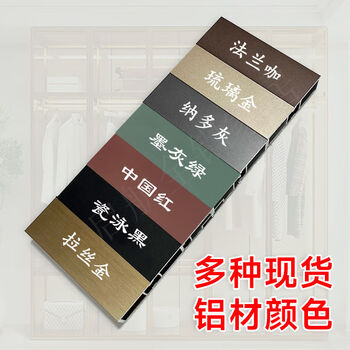 Yong huan ready-made quick-release wardrobe and cloakroom combination sliding door hanging wardrobe ~ gray aluminum alloy frame series ~ 2 doors