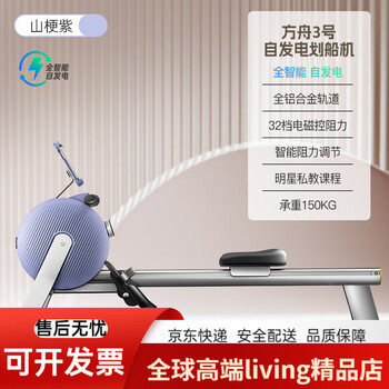 Yipao ark no. 3 intelligent magnetic resistance rowing machine home self-powered fitness equipment mountain purple