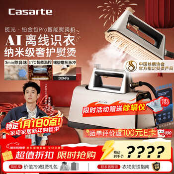 Casarte languang intelligent ai clothing recognition fully automatic home handheld garment steamer steam electric iron desktop compact high-definition cloakroom silk birkin ironing machine cy-szprou1