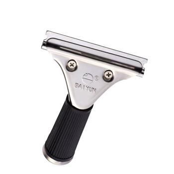 Baiyun cleaning af06304 stainless steel glass spatula cleaning knife small spatula art shovel wall leather artifact glass floor marble beauty seam removal scraper cleaning tool