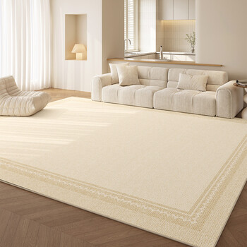 Fantasy carpet living room new cream style no-wash wipeable bedroom bedside blanket light luxury high-end sofa floor mat nuannzhi 26955 140cmx200cm high-end versatile appearance online