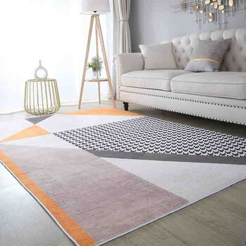 Fantasy new imitation cashmere nordic light luxury high-end carpet sofa coffee table mat living room bedroom bedside home floor mat imitation cashmere molan 33 160x230 cm encrypted version