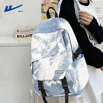 Pull back schoolbag men's large capacity backpack for junior high school students ins tie-dye graffiti cool design backpack for college students