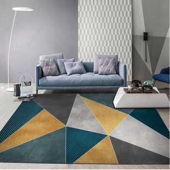 Fantasy light luxury nordic ins living room sofa coffee table bedroom carpet large area home bedside balcony modern can light luxury stick to the end 80x160 cm